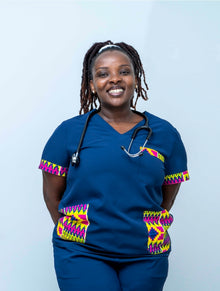 Maridadi scrub top