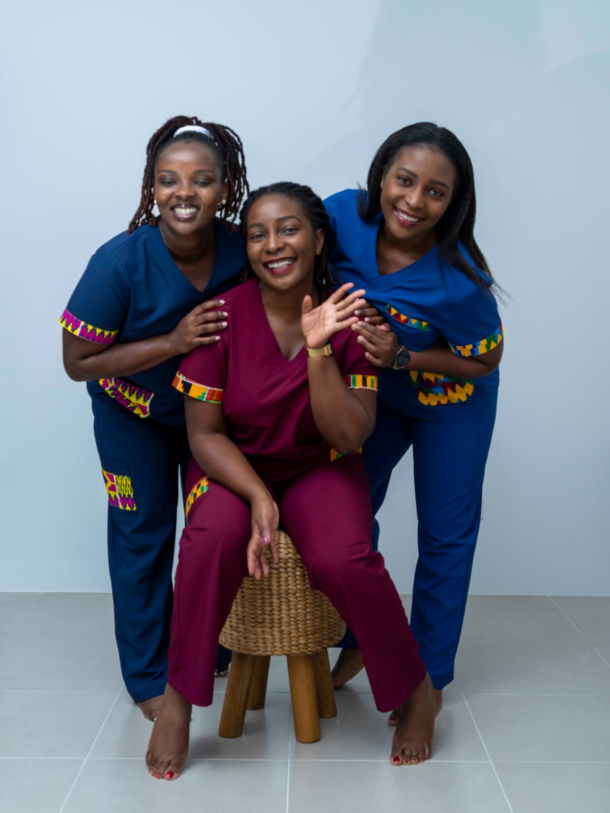A team in matching Zambezi Roots workwear
